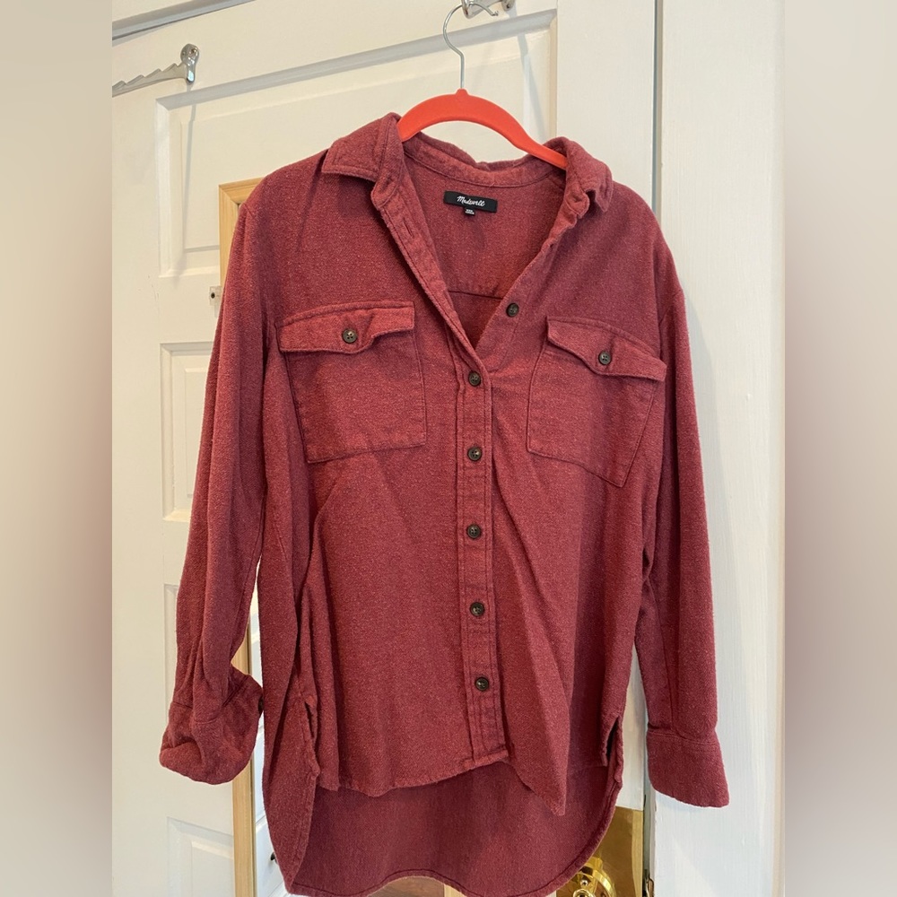 Madewell boyfriend flannel